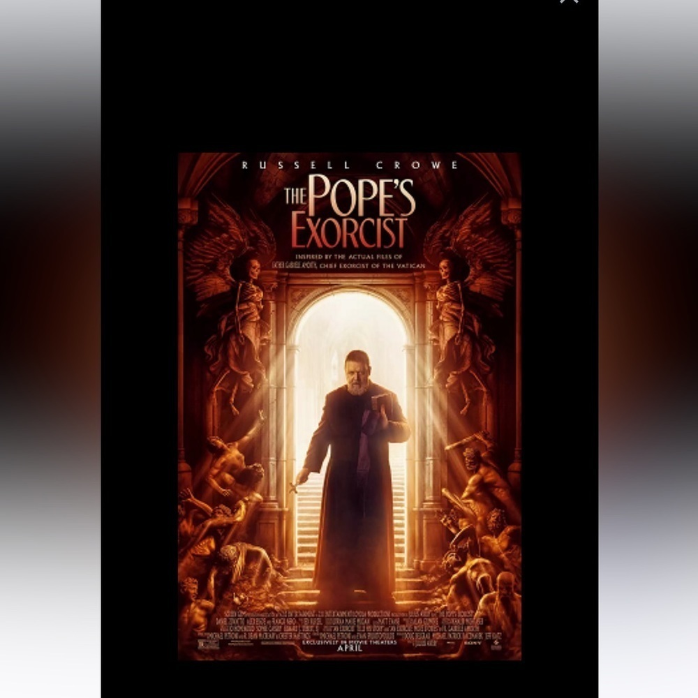 The Pope's Exorcist (DVD, 2023)+ digital
Russell Crowe Alex Essoe priest horror